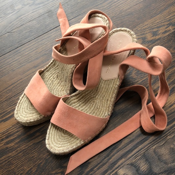 Loeffler Randall wedge sandals sz 6.5 - Picture 4 of 6